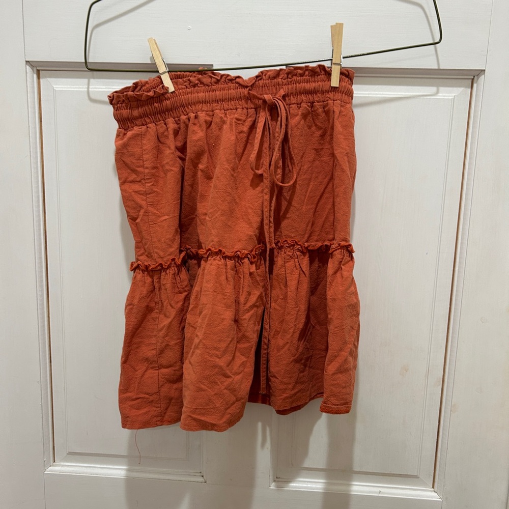 Ruffle Mini Skirt